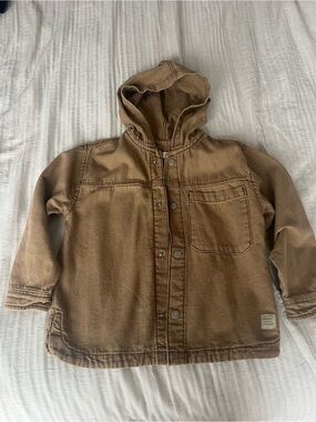 Zara Kids Hooded Jacket - Brown